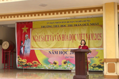 NGÀY HỘI ĐỌC SÁCH – LAN TỎA TRI THỨC, THẮP SÁNG ƯỚC MƠ CỦA HỌC SINH TRƯỜNG TIỂU HỌC TT QUỸ NHẤT