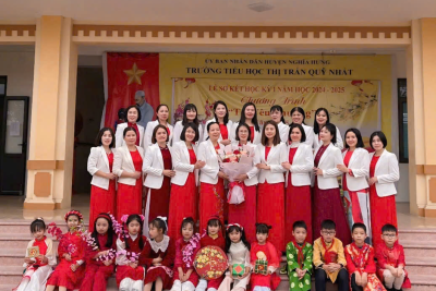 “XUÂN YÊU THƯƠNG – TẾT SẺ CHIA” ĐẦY ẤM ÁP CỦA THẦY TRÒ TRƯỜNG TIỂU HỌC THỊ TRẤN QUỸ NHẤT